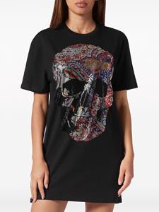 philippplein Philipp Plein Mini-jurk met logoprint - Zwart