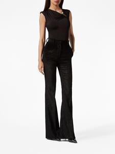 philippplein Philipp Plein Ribfluwelen broek - Zwart