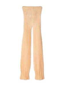 maisonmargiela Maison Margiela Gebreide muts met sjaal - Beige