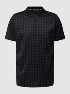 Karl Lagerfeld Regular fit poloshirt met all-over motief