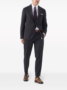 brunellocucinelli Brunello Cucinelli Pantalon met pied-de-poule print - Grijs
