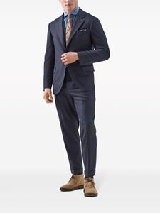 brunellocucinelli Brunello Cucinelli Mid waist pantalon - Blauw