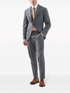 Brunello Cucinelli Geruite broek - Grijs