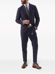 brunellocucinelli Brunello Cucinelli Wollen broek - Blauw