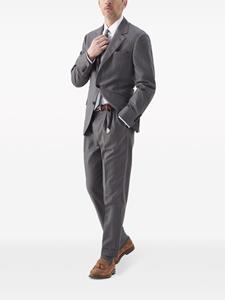 brunellocucinelli Brunello Cucinelli Chalk-Stripe wool tailored trousers - Grijs