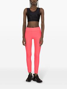 versacejeanscouture Versace Jeans Couture Cropped legging met logoband - Roze
