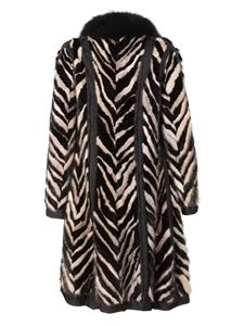 lanvinpre-owned Lanvin Pre-Owned Jas van imitatiebont - Zwart