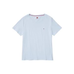 TOMMY JEANS Shirt met ronde hals TJW SOFT JERSEY TEE met -merklabel op borsthoogte