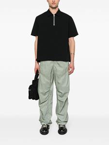 sacai Poloshirt met rits - Zwart