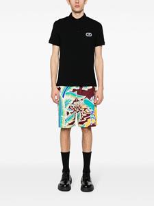 valentinogaravani Valentino Garavani VLogo Signature piqué poloshirt - Zwart