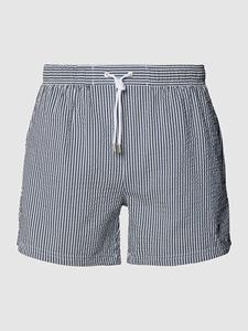 BOSS Badeshorts, in gestreifter Optik