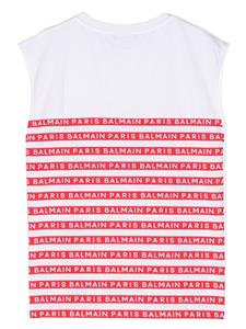 balmainkids Balmain Kids Mouwloos T-shirt - Wit
