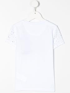 philipppleinjunior Philipp Plein Junior T-shirt met print - Wit