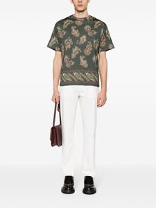 ETRO Straight jeans met paisley jacquard - Wit