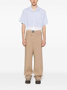 MSGM double-waist tailored trousers - Beige