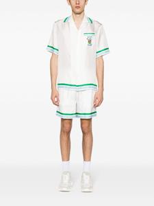 Casablanca Zijden shorts - Wit