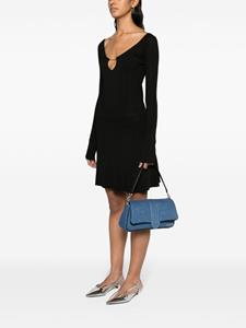 Jacquemus Flared mini-jurk - Zwart