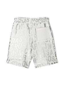 marcjacobskids Marc Jacobs Kids Shorts met logoprint - Wit