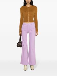MOTHER The Roller Fray flared jeans - Paars