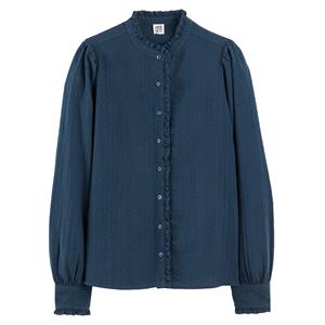 LA REDOUTE COLLECTIONS Hemd met Victoriaanse kraag, lange mouwen