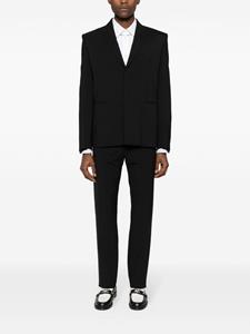 MSGM Broek met logoband - Zwart