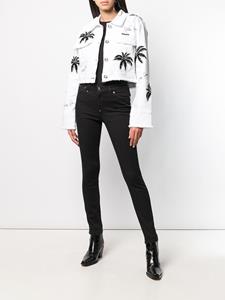 philippplein Philipp Plein gerafelde skinny jeans - Zwart