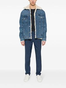 Incotex Broek met toelopende pijpen - Blauw