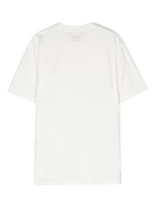 c.p.companykids C.P. Company Kids T-shirt met borstzak - Wit