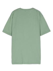 c.p.companykids C.P. Company Kids T-shirt met borstzak - Groen