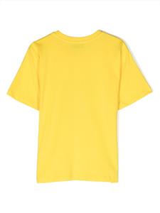 moschinokids Moschino Kids T-shirt met teddybeerprint - Geel