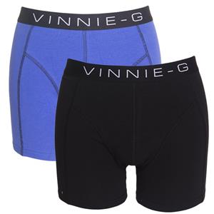 boxershorts Royal Blue - Black 2-pack-S