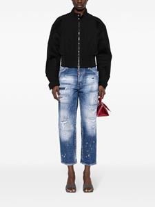 Dsquared2 mid-rise tapered-leg jeans - Blauw