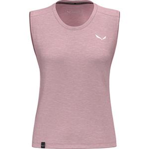 Salewa - Women's Eagle Minilogo Alpine Merino Tank Top - Merinoshirt, roze