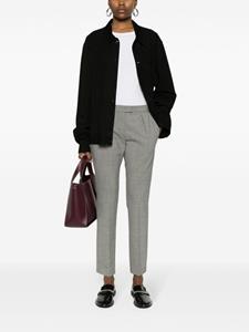 isabelmarant ISABEL MARANT Nolena broek met pied-de-poule print - Zwart