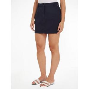 Tommy Hilfiger Minirock "COTTON GMD CHINO SKIRT", mit Logostickerei