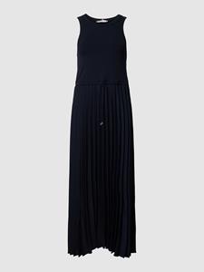 Tommy Hilfiger Midikleid "RIB TANK PLEATED DRESS MIDI NS", mit Schleifenband an der Taille