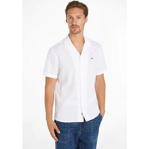 TOMMY JEANS Overhemd met korte mouwen TJM LINEN BLEND CAMP SHIRT EXT