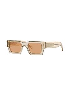 saintlaurenteyewear Saint Laurent Eyewear SL 572 zonnebril met vierkant montuur - Geel