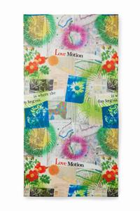 Desigual Halstuch Damen Halstuch Tuch Schal Fou Newspaper Colors Rectangle 24SAWA23/1000