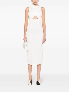 The Mannei cut-out sleeveless midi dress - Wit