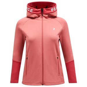 Peak Performance  Women's Rider Zip Hood - Fleecevest, rood