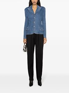 magdabutrym Magda Butrym Pantalon met wijde pijpen - Zwart
