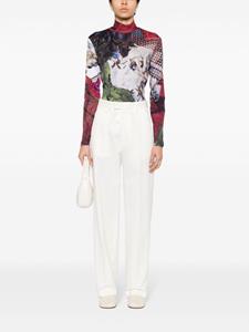 MM6 Maison Margiela high-waist tailored trousers - Beige