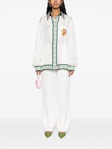 Casablanca Flared broek - Wit