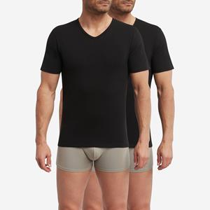 DIM Set van 2 T-shirts met V-hals Regul'Activ