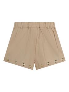 michaelkorskids Michael Kors Kids Katoenen shorts met ringlets - Beige