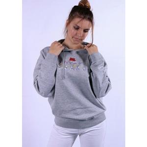 Capelli New York Hoodie, Bugs Bunny Character Lizenz Design auf Vorder- & Rückseite.