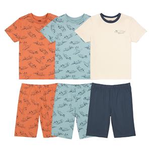 LA REDOUTE COLLECTIONS Set van 3 pyjashorts met leuke hondenprints