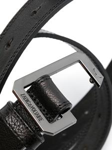 Zadig&Voltaire La Cecilia leather belt - Zwart