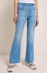 LANIUS Damen vegan Flared Jeans Hellblau